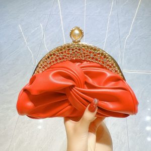 New Style, Diamond-Embedded High-Sense Aristocratic Clutch Bag, Mini Handbag, Clutch Bag, One-Shoulder Crossbody Evening Bag