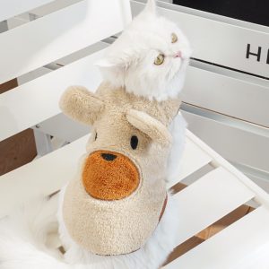 Winter Wear Ins Style Fleece Warm Pet Puppy Dog Cute Clothing Teddy Shih Tzu Supplies