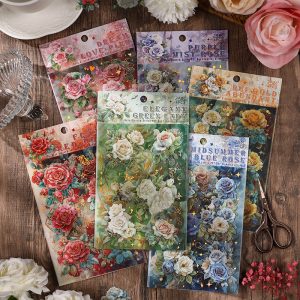 Stamping handbook rosebud stickers