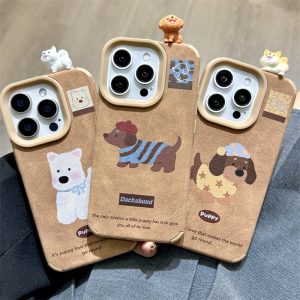 iPhone Multi Models St. Autumn and Winter Leather Phone Cases