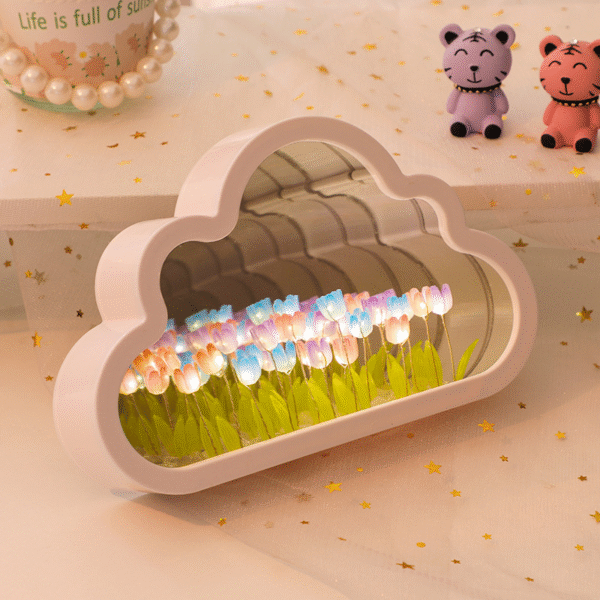 Clouds Tulips DIY Night Lights