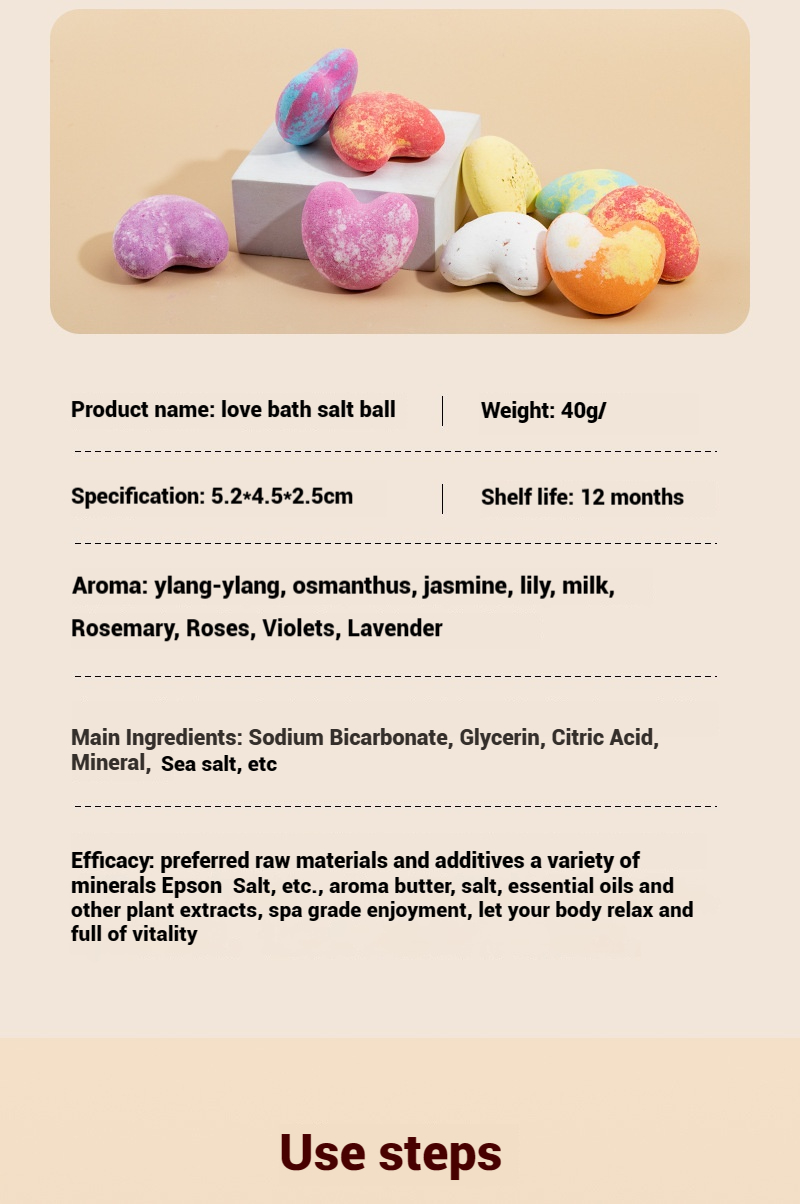 Aroma Bath Salt Balls
