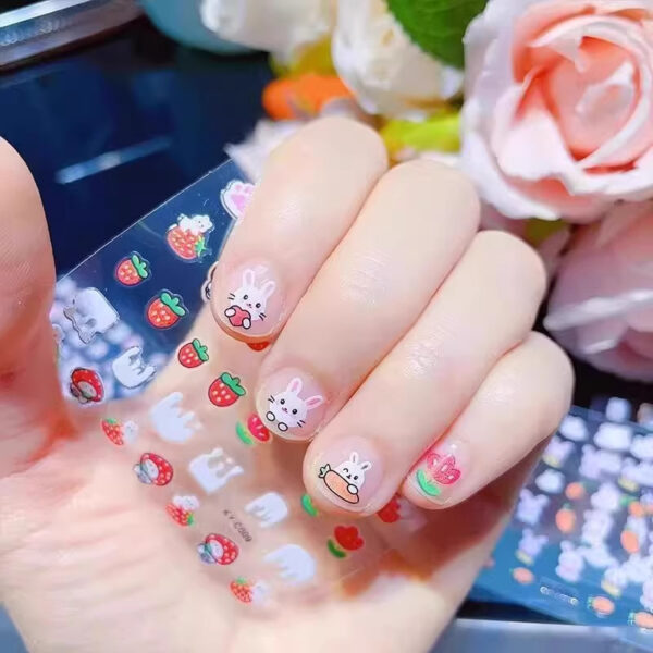 Children's waterproof nail stickers (10 sheets)