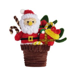 Santa Claus Potted Plant DIY Twisted Stick Material Kit
