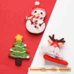 Wool felt poke and poke music Christmas brooch hairpin Festive decorations Handmade DIY