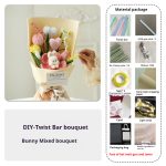 Twist rod bouquet, DIY creation, Give your girlfriend a gift to your girlfriend