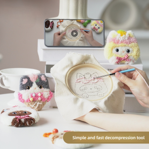 Handmade diy poke embroidery material kit