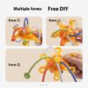 Newborn Crib Mobile - Infant Stroller Hanging Toy, Baby Soothing Rattle