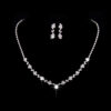 Fashion Colored Ladybird Waterfall Necklace & Flowing Earrings Set