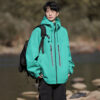 Outdoor Reflective Hooded Windbreaker - Men's Hiking Camping Jacket, Mountaineering Coat