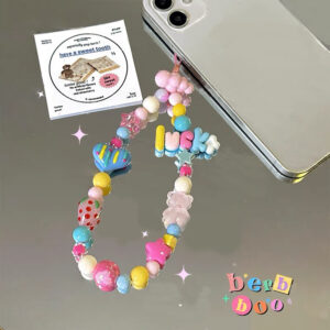 Original Lucky Charm Bead Chain for Phones in Cream with CCD