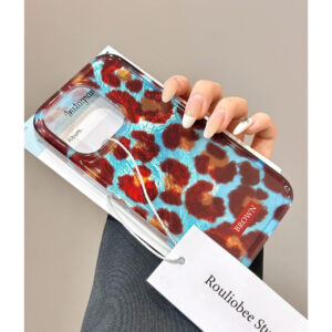 Vintage Leopard - Print iPhone Case