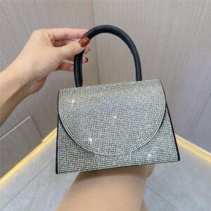 Diamond-Encrusted Evening Handbag for Women