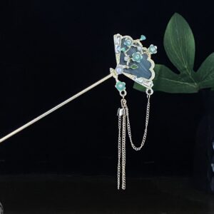 Elegance Retro Bridal Jewelry Set - Diamond Stone Flowing Earrings