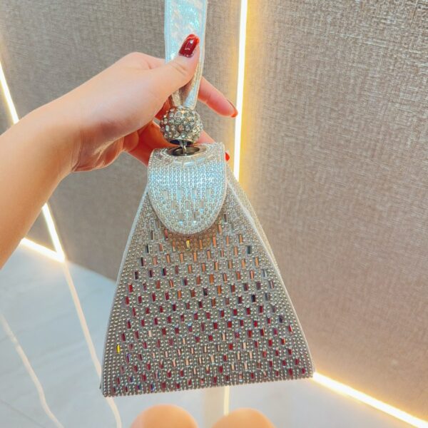 Diamond-Encrusted Evening Bag for Ladies