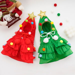 Pet Winter Christmas Coats - Two-Color Robes, Halloween Cosplay Wear