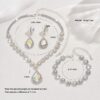 Latest Trendy Three-Piece Bridal Jewelry Set
