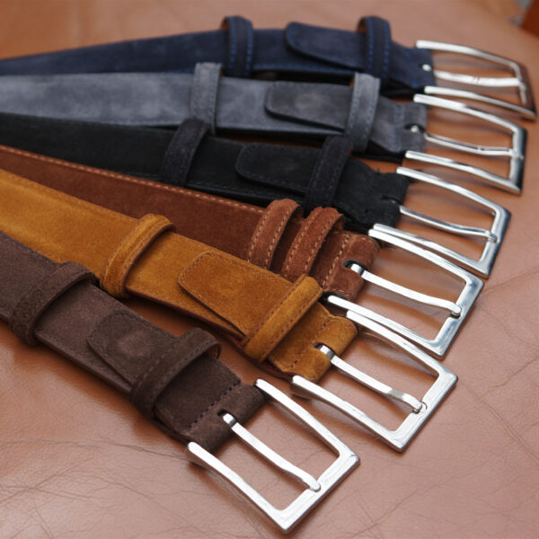 Suede Belt Style, Retro Suede Surface Genuine Leather Belt, Ethnic Style Autumn and Winter Waist Belt