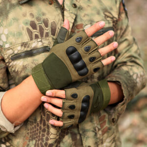 Tactical Gloves, for Men's Field Operations, Desert Individual Soldier, Outdoor, Full - finger, Cut - resistant, Protective, Anti - slip, Wear - resistant, Training, Amazon