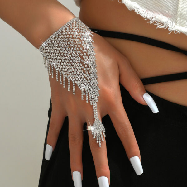 Export Jewelry Set - Flash Diamond Water Diamond Bracelet and Earrings