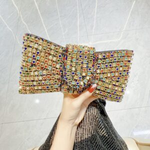Retro Clutch Bag for Women Diamond-Encrusted
