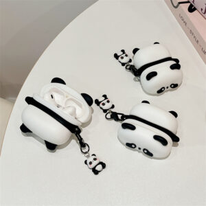 Adorable Panda AirPods 4th Gen Earphone Case for Apple