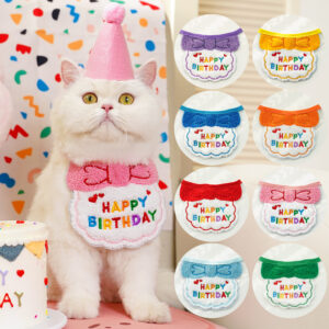 Pet Ins Wind Birthday Decorations - Scented Towel Wraps with Cat Hats